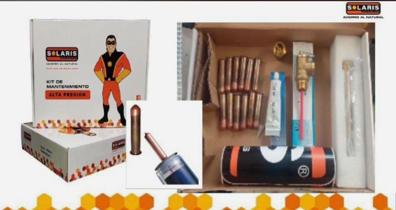 KIT de mantenimiento Alta Presión 15 tubos