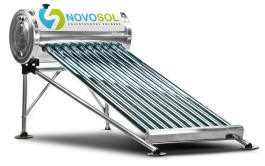 Calentador Novosol 10 tubos inox