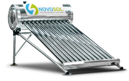 Calentador Novosol 12 tubos inox